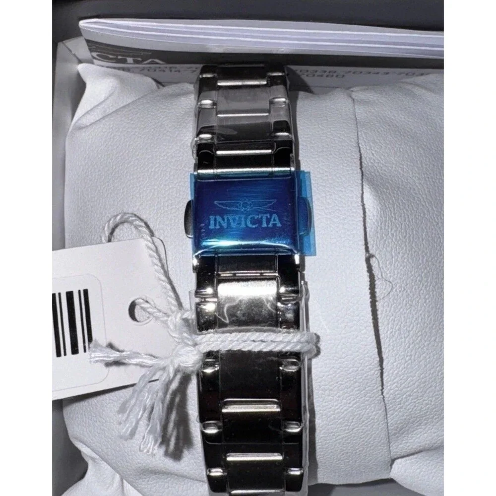 Women’s Invicta Wildflower 22mm Silver Band W/Aqua Dial Great For Any Occasion
